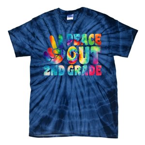 Tie Dye Peace Out Second Grade Cute Last Day Of 2nd Grade Tie-Dye T-Shirt