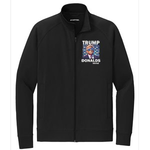 Trump Donalds Presidential Election 2024 Gift Stretch Full-Zip Cadet Jacket