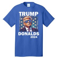 Trump Donalds Presidential Election 2024 Gift Tall T-Shirt