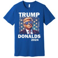 Trump Donalds Presidential Election 2024 Gift Premium T-Shirt