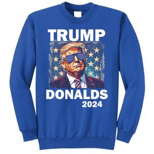 Trump Donalds Presidential Election 2024 Gift Tall Sweatshirt