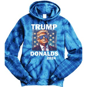 Trump Donalds Presidential Election 2024 Gift Tie Dye Hoodie