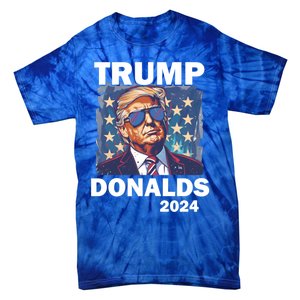 Trump Donalds Presidential Election 2024 Gift Tie-Dye T-Shirt