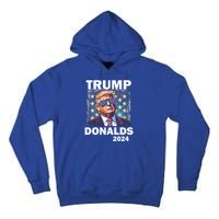 Trump Donalds Presidential Election 2024 Gift Tall Hoodie