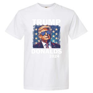 Trump Donalds Presidential Election 2024 Gift Garment-Dyed Heavyweight T-Shirt