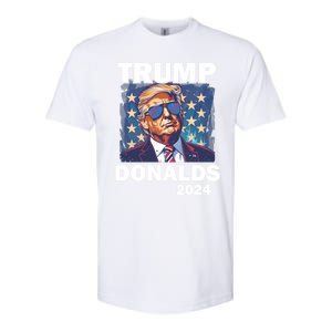 Trump Donalds Presidential Election 2024 Gift Softstyle CVC T-Shirt