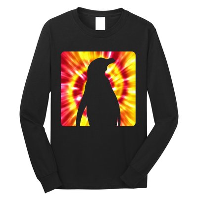 Tie Dye Penguin For Penguin Lovers Long Sleeve Shirt