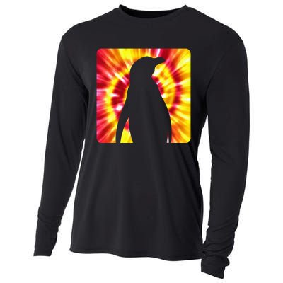 Tie Dye Penguin For Penguin Lovers Cooling Performance Long Sleeve Crew