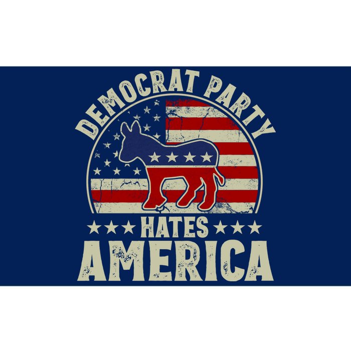 The Democrat Party Hates America Bumper Sticker