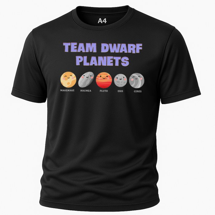 Team Dwarf Planets Pluto Funny Astronomy Science Cooling Performance Crew T-Shirt