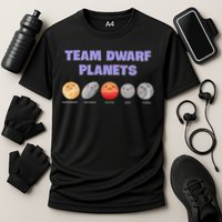 Team Dwarf Planets Pluto Funny Astronomy Science Cooling Performance Crew T-Shirt