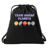 Team Dwarf Planets Pluto Funny Astronomy Science Drawstring Bag