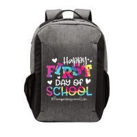 Tie Dye Paraprofessional Happy First Day Of School Funny Vector Backpack