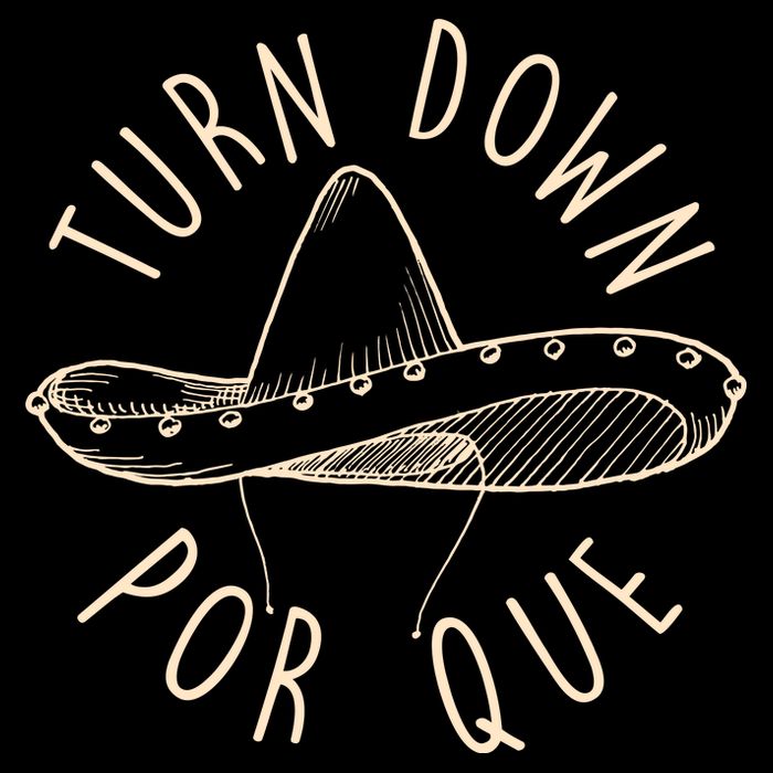 Turn Down Por Que Sombrero Cinco De Mayo Drawstring Bag