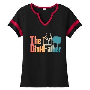 The Dinkfather Pickleball Dad Funny Pickleball FatherS Day Great Gift Ladies Halftime Notch Neck Tee