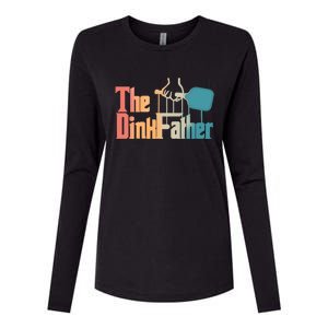 The Dinkfather Pickleball Dad Funny Pickleball FatherS Day Great Gift Womens Cotton Relaxed Long Sleeve T-Shirt