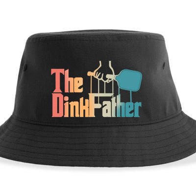 The Dinkfather Pickleball Dad Funny Pickleball FatherS Day Great Gift Sustainable Bucket Hat