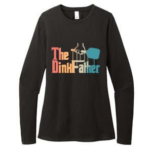 The Dinkfather Pickleball Dad Funny Pickleball FatherS Day Great Gift Womens CVC Long Sleeve Shirt