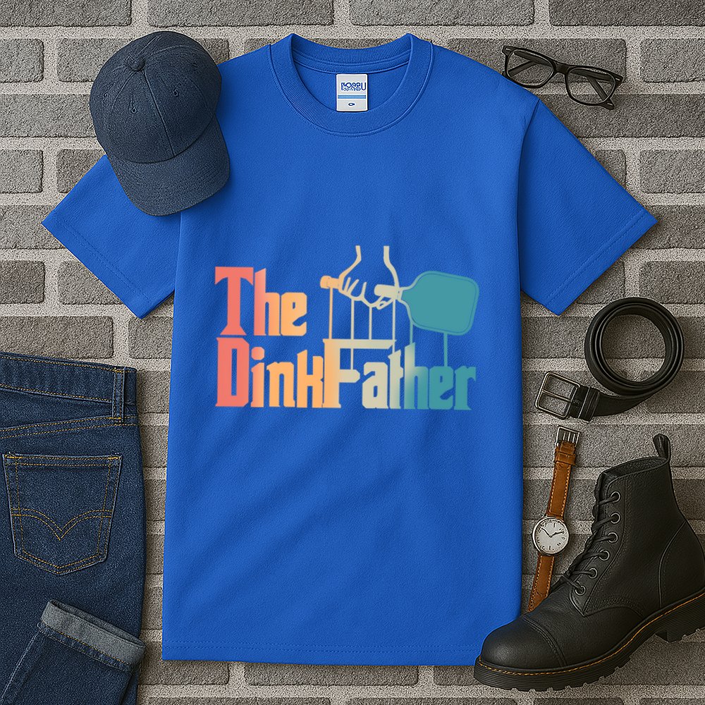 The Dinkfather Pickleball Dad Funny Pickleball FatherS Day Great Gift Tall T-Shirt