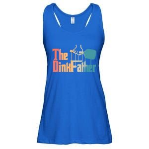 The Dinkfather Pickleball Dad Funny Pickleball FatherS Day Great Gift Ladies Essential Flowy Tank