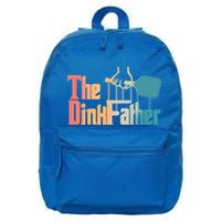 The Dinkfather Pickleball Dad Funny Pickleball FatherS Day Great Gift 16 in Basic Backpack