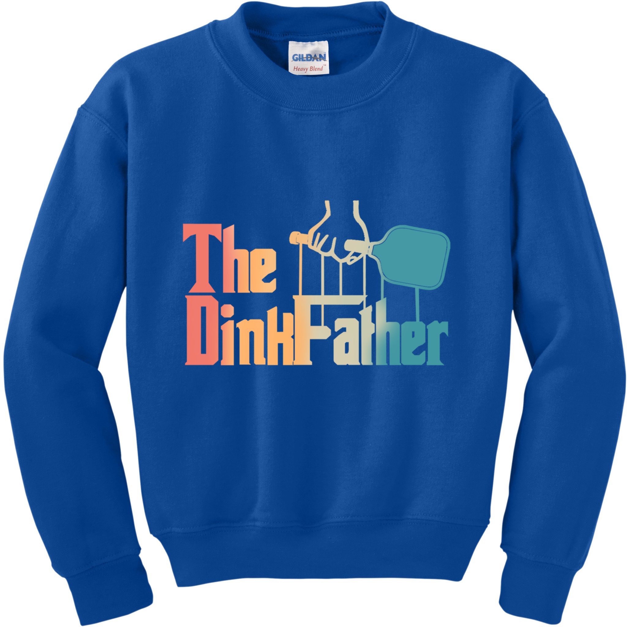 The Dinkfather Pickleball Dad Funny Pickleball FatherS Day Great Gift Kids Sweatshirt