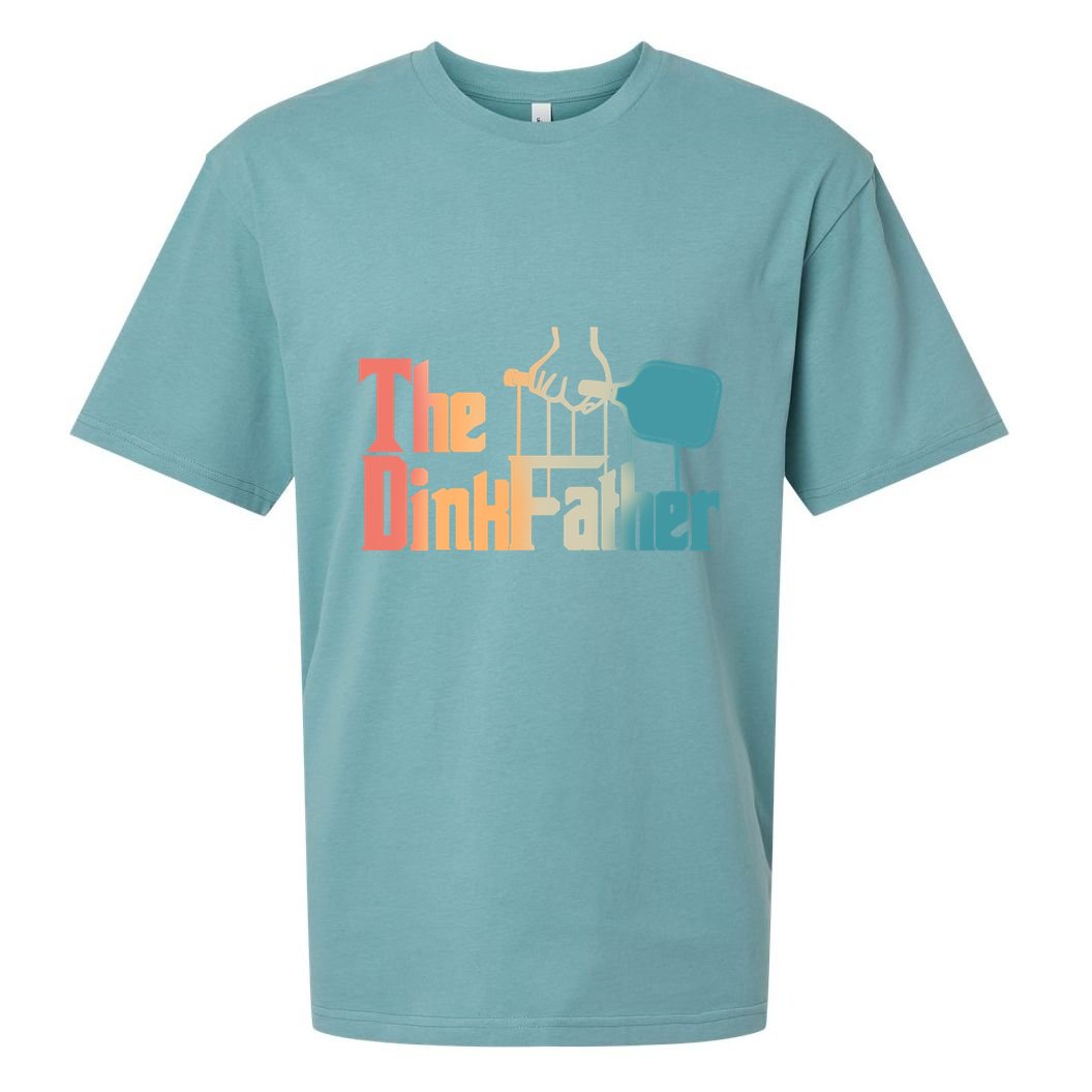 The Dinkfather Pickleball Dad Funny Pickleball FatherS Day Great Gift Sueded Cloud Jersey T-Shirt
