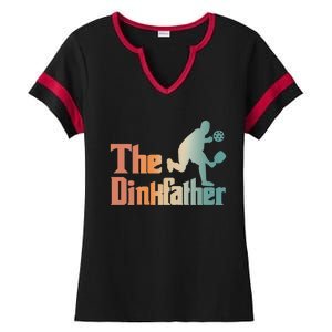 The Dinkfather Pickleball Dad Funny Pickleball FatherS Day Cool Gift Ladies Halftime Notch Neck Tee