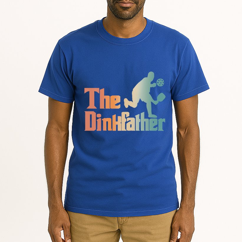 The Dinkfather Pickleball Dad Funny Pickleball FatherS Day Cool Gift Tall T-Shirt