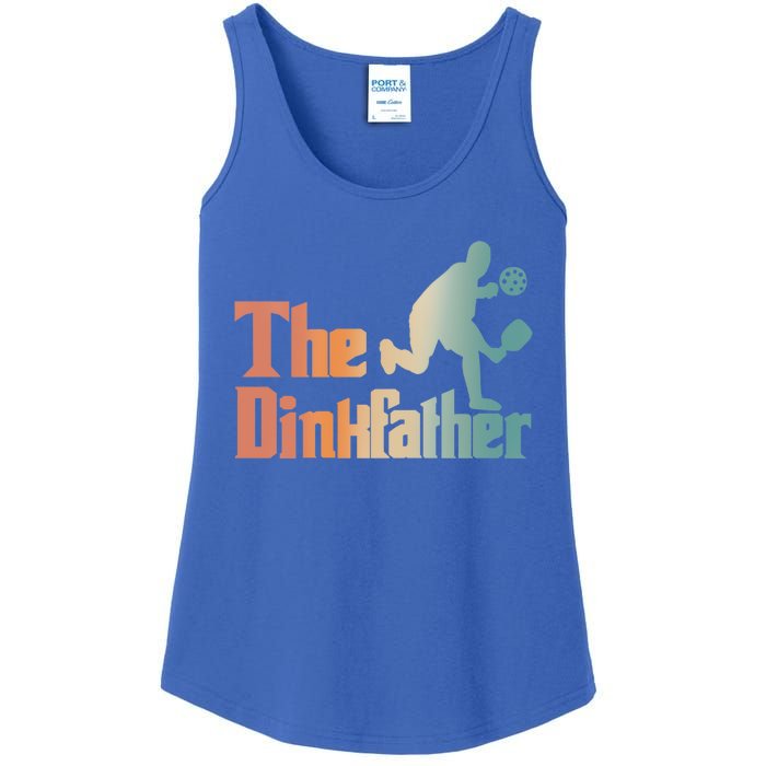 The Dinkfather Pickleball Dad Funny Pickleball FatherS Day Cool Gift Ladies Essential Tank