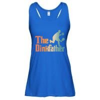 The Dinkfather Pickleball Dad Funny Pickleball FatherS Day Cool Gift Ladies Essential Flowy Tank