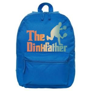 The Dinkfather Pickleball Dad Funny Pickleball FatherS Day Cool Gift 16 in Basic Backpack