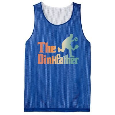 The Dinkfather Pickleball Dad Funny Pickleball FatherS Day Cool Gift Mesh Reversible Basketball Jersey Tank