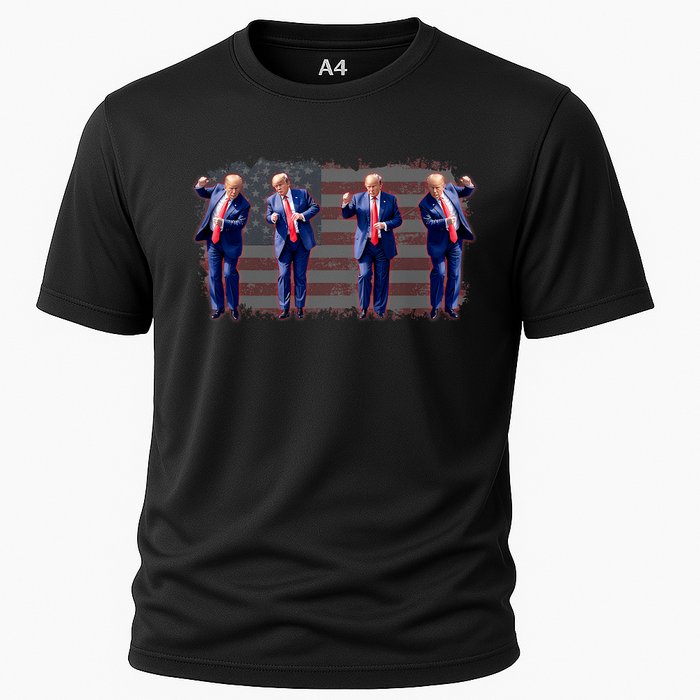 Trump Dance Pro Trump 2024 Trump President Maga 45 47 Cooling Performance Crew T-Shirt