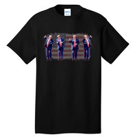 Trump Dance Pro Trump 2024 Trump President Maga 45 47 Tall T-Shirt