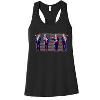 Trump Dance Pro Trump 2024 Trump President Maga 45 47 Women's Racerback Tank