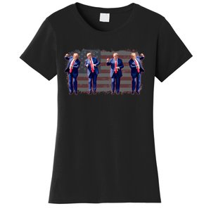 Trump Dance Pro Trump 2024 Trump President Maga 45 47 Women's T-Shirt