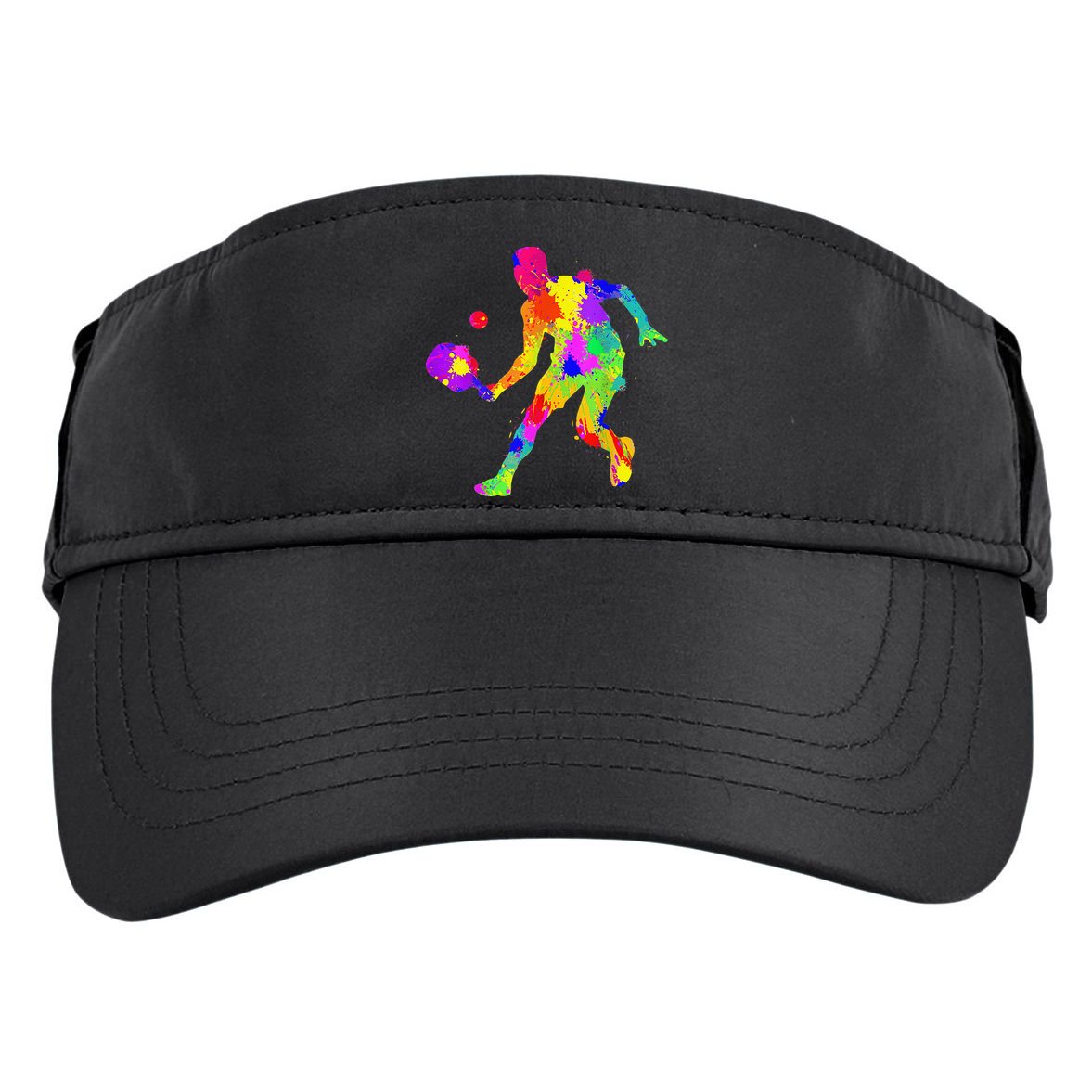 Tie Dye Pickleball Funny Dad Pickleball Adult Drive Performance Visor