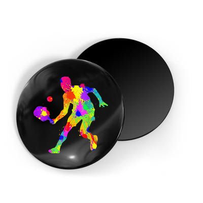 Tie Dye Pickleball Funny Dad Pickleball Magnet