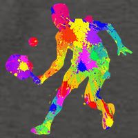 Tie Dye Pickleball Funny Dad Pickleball Vector Backpack