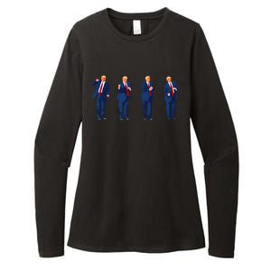 Trump Dance Pro Trump 2024 Trump President Maga Womens CVC Long Sleeve Shirt