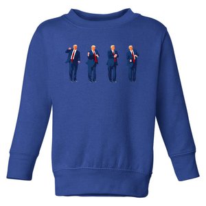 Trump Dance Pro Trump 2024 Trump President Maga Toddler Sweatshirt