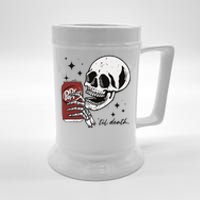 Till Death Pepper Skeleton Halloween Skeleton Drink Pepper Beer Stein