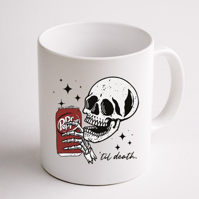 Till Death Pepper Skeleton Halloween Skeleton Drink Pepper Coffee Mug