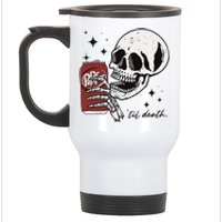 Till Death Pepper Skeleton Halloween Skeleton Drink Pepper Stainless Steel Travel Mug