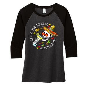 Turn Down Por Que Funny Cinco Mayo Mexican Fiesta Women Women's Tri-Blend 3/4-Sleeve Raglan Shirt