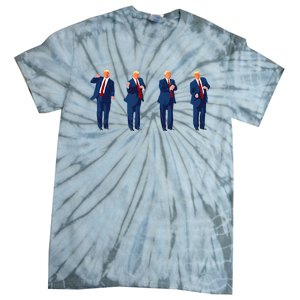 Trump Dance Pro Trump 2024 Trump President Maga Tie-Dye T-Shirt