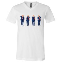 Trump Dance Pro Trump 2024 Trump President Maga V-Neck T-Shirt