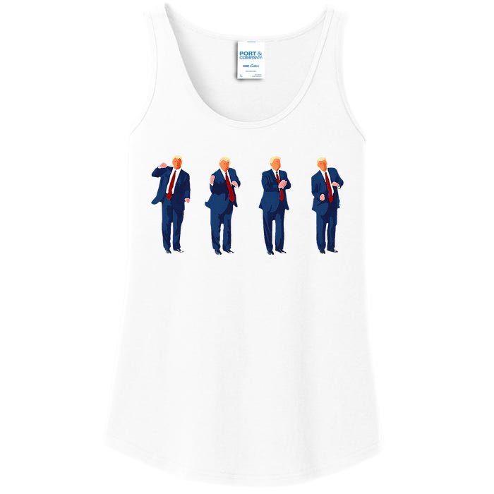 Trump Dance Pro Trump 2024 Trump President Maga Ladies Essential Tank