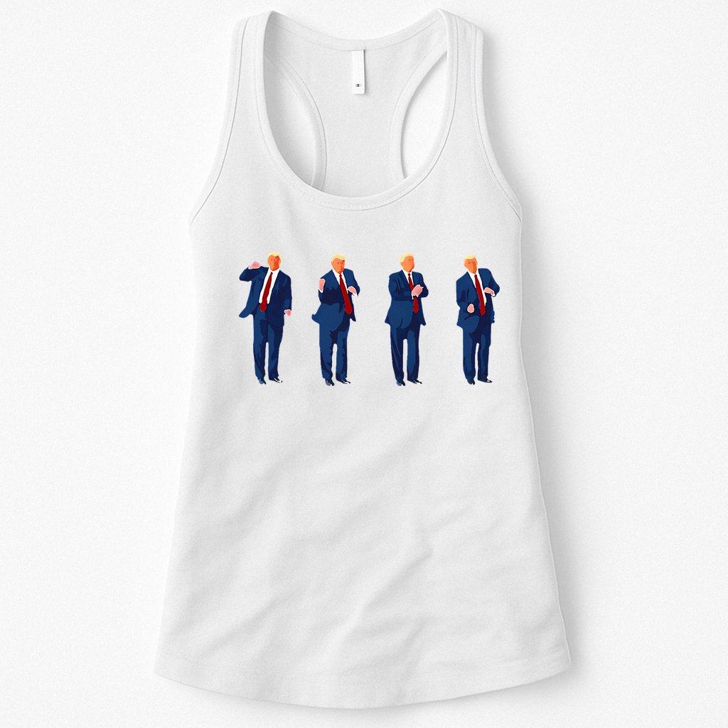 Trump Dance Pro Trump 2024 Trump President Maga Womens Tank Top